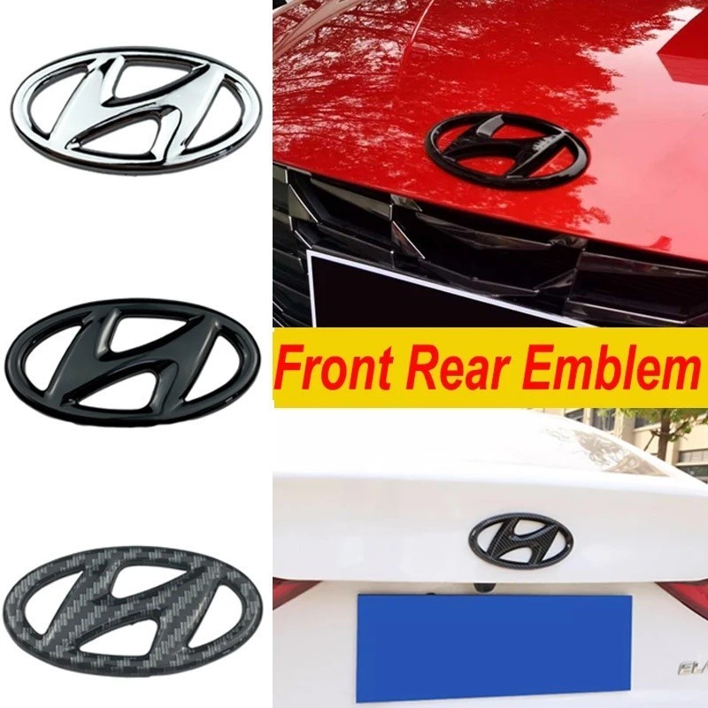 Adesivo Emblema Do Capô Dianteiro Carro Para Hyundai Venue Kona Veloster Elantra I30 I10 I40 I20 Tucson Ioniq Capas Port