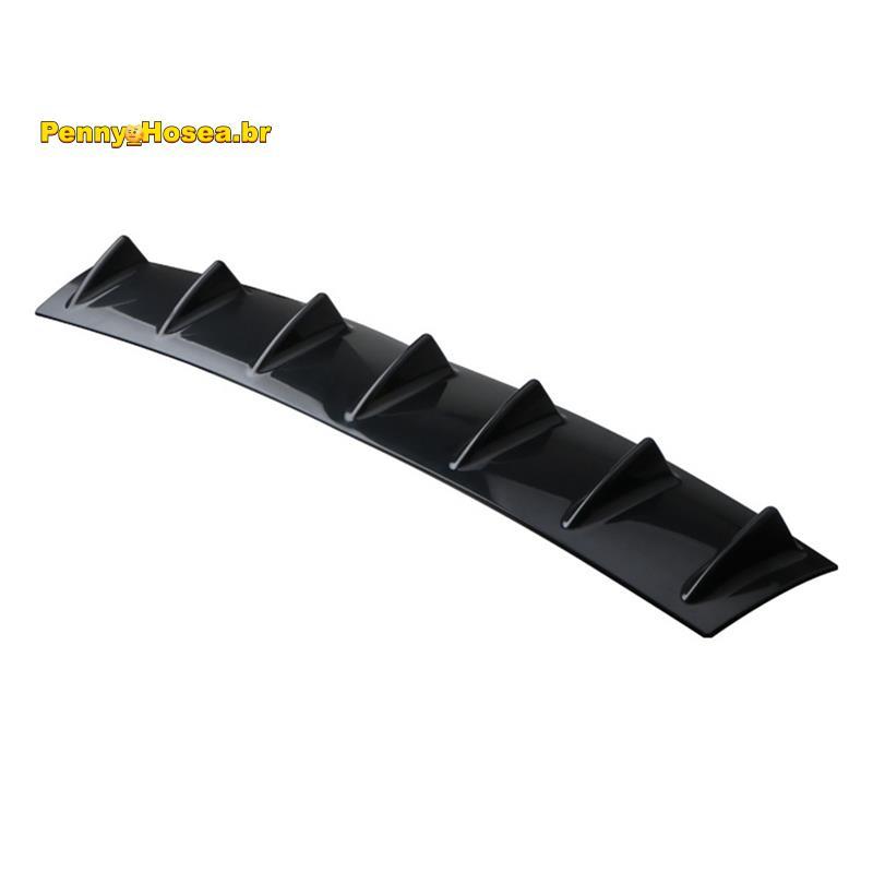 [Vendas Quentes P] Divisor Traseiro Universal Para Carro , Difusor De-Choque De 7 Aletas , Spoiler Preto Brilhante A