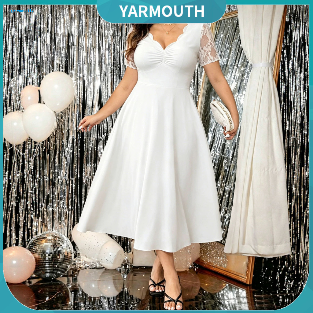 Feminine Bodycon Dress Lace Sleeve Plus Size Formal for Women Short A-line Mother of the Bride Wedding Guest Evening Gow