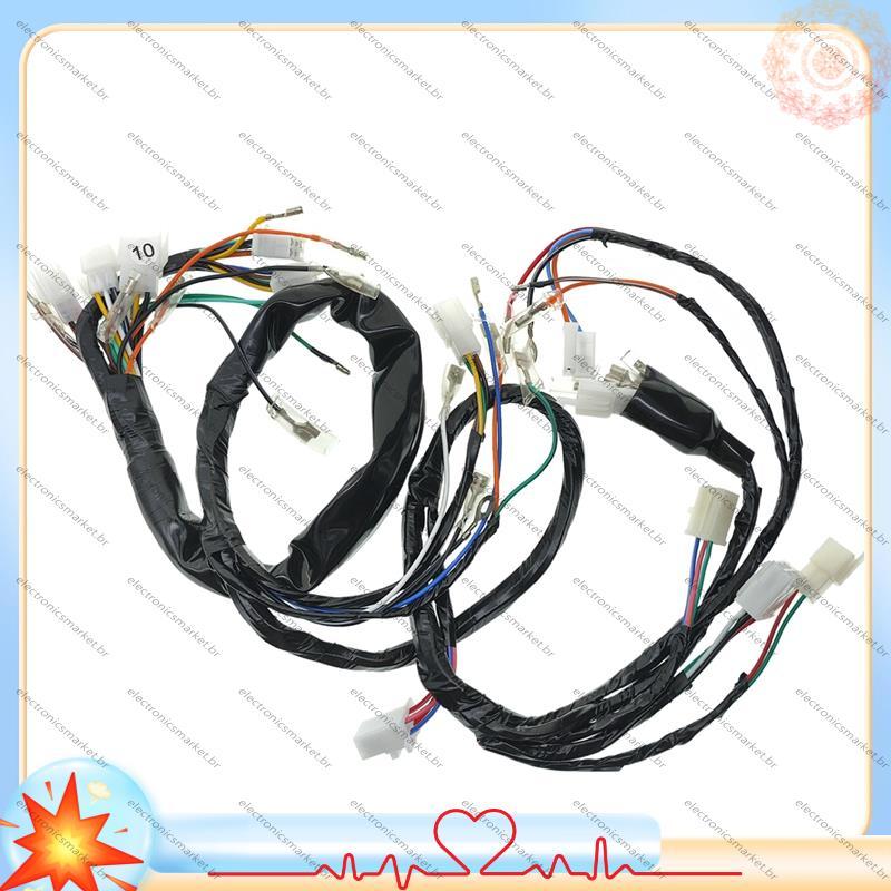[Em Vendas E] Para Wangjiang GN250 GN 250 250cc 3661038301 Cabo Principal Da Linha Do Fio Chicote Elétrico Motocicleta I