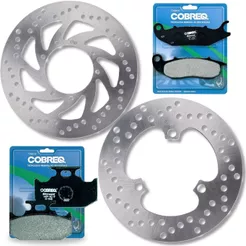 Discos de Freio Lander 250 / Teneré 250 / Crosser 150 Abs + Pastilhas Cobreq