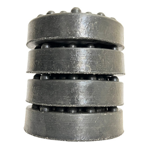 KIT 4 SAPATAS BORRACHA CALÇO ELEVADOR EMASTER HIDROMAR POTENTE HIDRÁULICO - REFORÇADA (CX15)