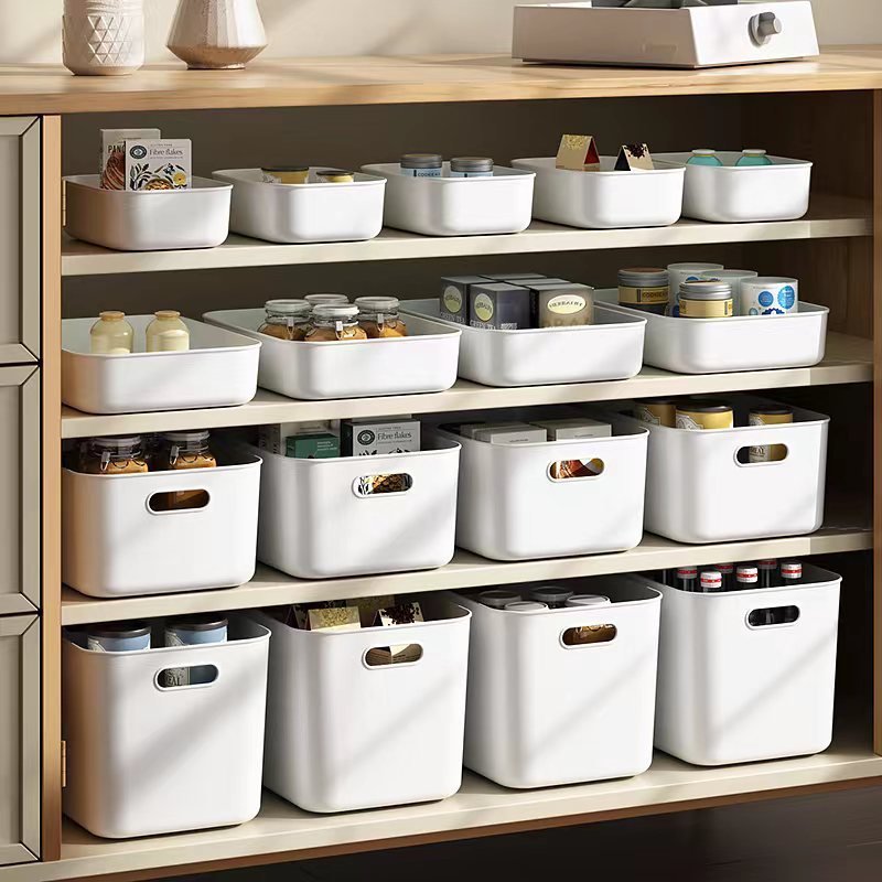Japão importado caixa de armazenamento de artigos diversos cozinha lanches brinquedo organizador caixa Desktop cosmético