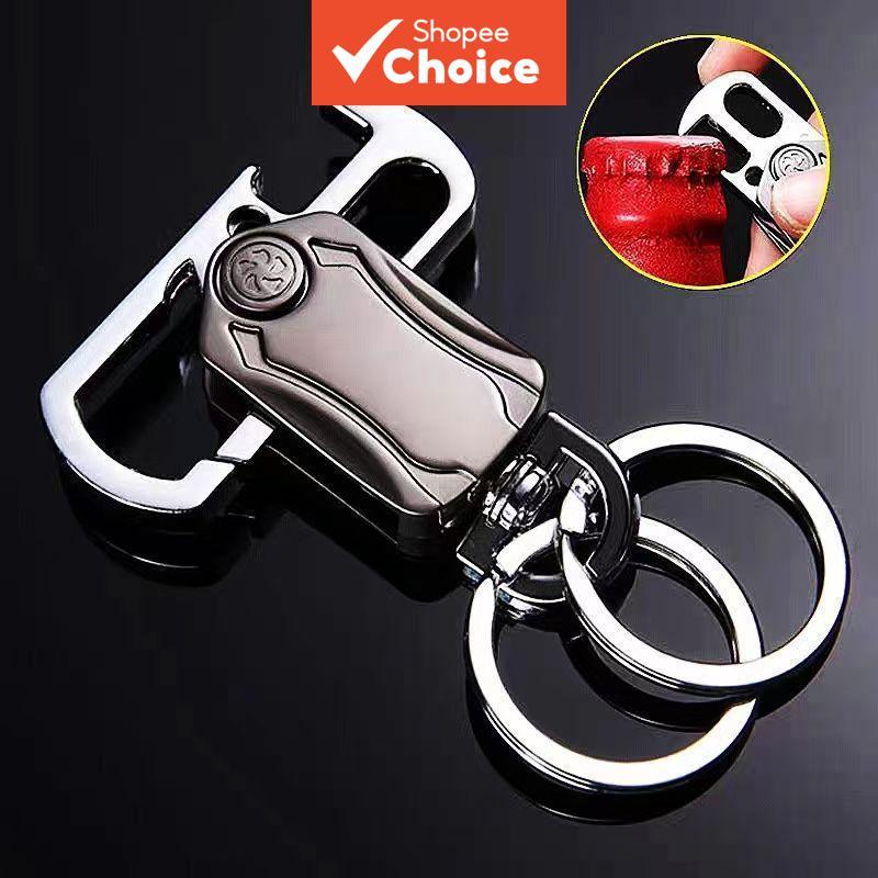 Chaveiro Giratório Multifuncional Suporte Para Telefone Liga De Zinco 360 ° Spin Stress Relief Fidget Toy Abridor De Gar