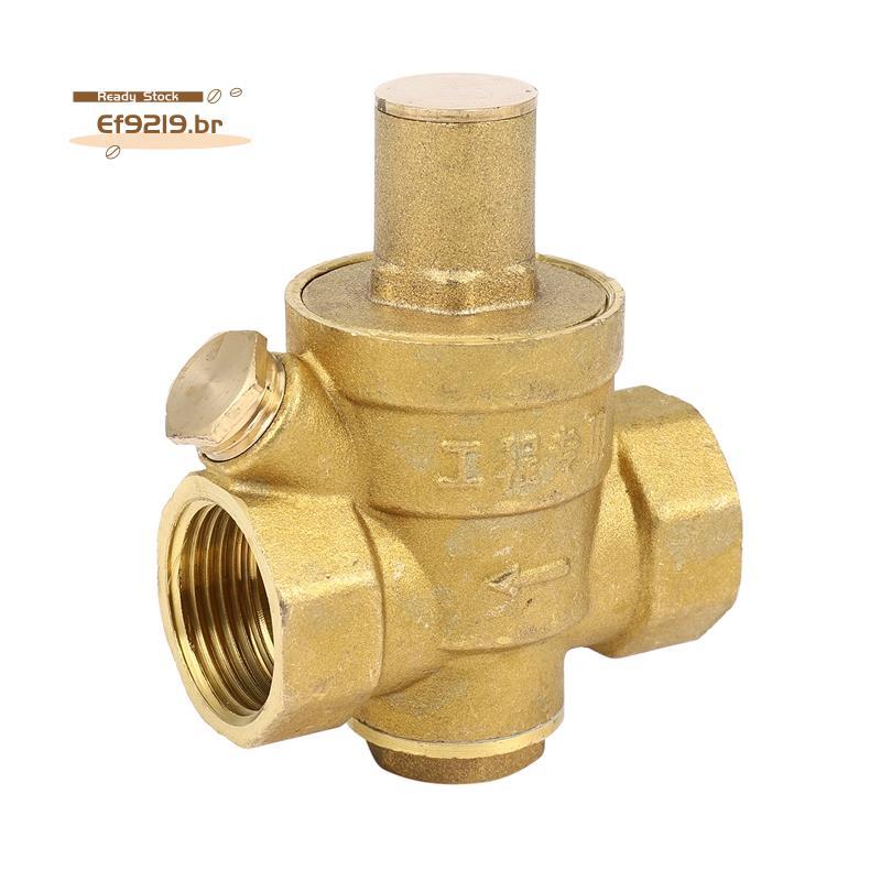 [Oferta Especial E] Dn20 Válvula Reguladora Redutora De Pressão De Água Ajustável De 3/4 Polegadas De 1.6Mpa