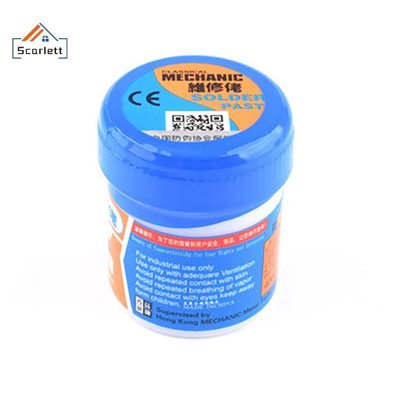 [Scarlett] Série XG 183 ° C Pasta De Solda De Estanho Fluxo Ecológico Para Placa PCB LED Componente Eletrônico Reparo De