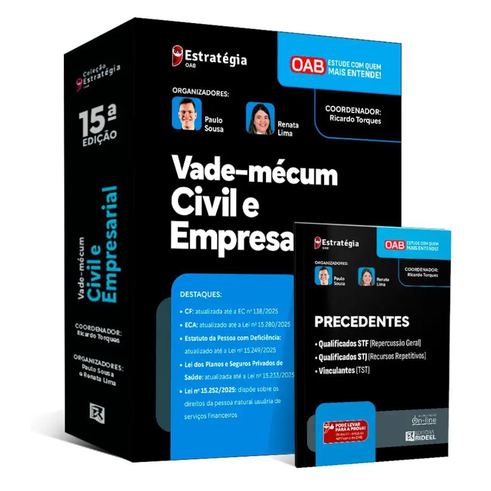 Livro  Vade-mécum Civil e Empresarial - 2ª fase da OAB – EXAME 46