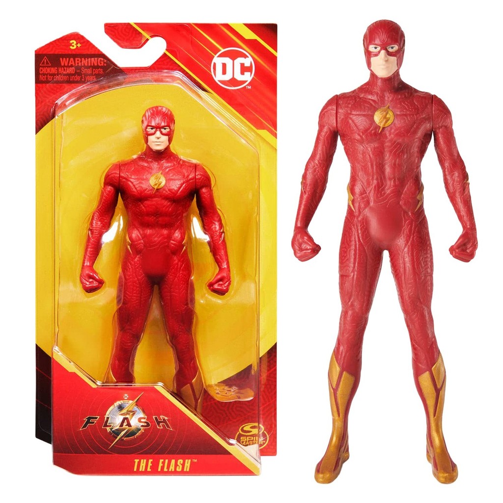 Boneco The Flash DC Comics Herói Articulado 15 Cm Presente Para Crianças - Spin Master