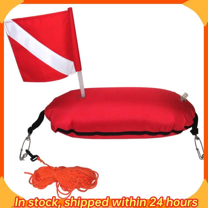 [hobbes1] Bóia De Pesca Submarina Inflável Sinal De Mergulho Flutuante Bandeira