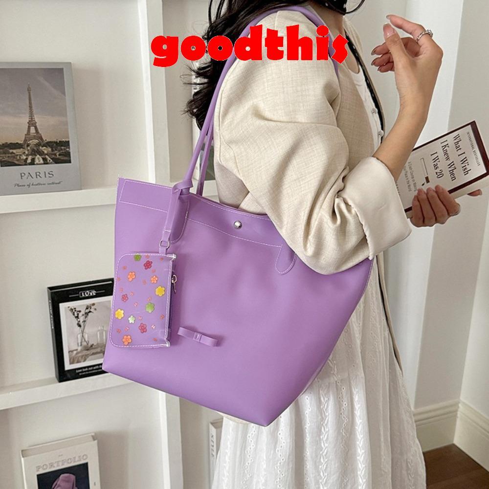 Sacola GOODTHIS , Bolsa Transparente À Prova D'água De Grande Capacidade De Ombro De Praia Em Cor Gelatinosa De Sólida