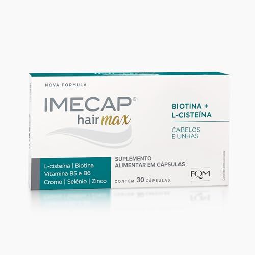 Imecap Hair Max 30 Capsulas Cabelos E Unhas Com Biotina Sabor Sem Sabor