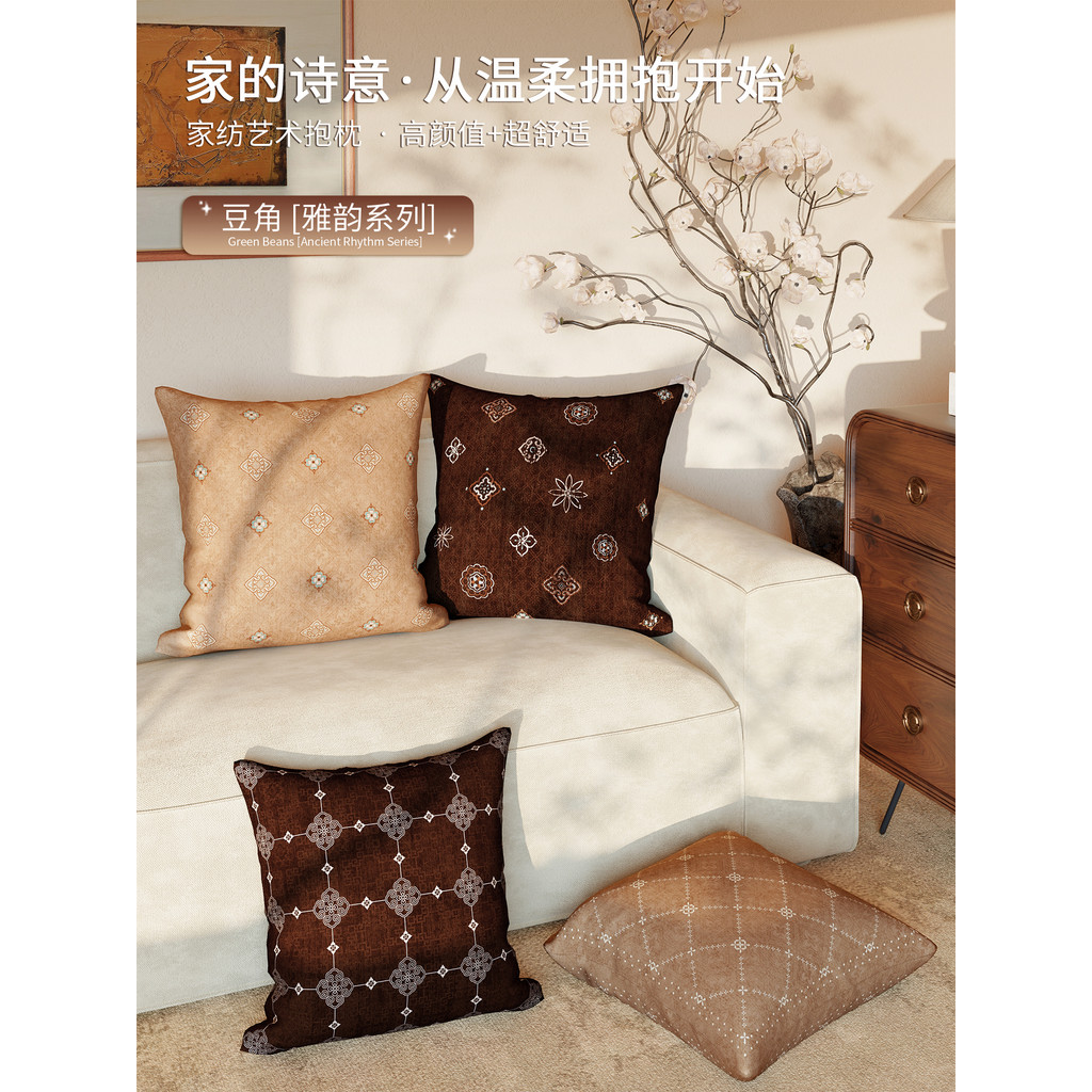 Estilo francês 2026 novo estilo estilo de dinheiro antigo sofá travesseiro sala estar estilo Medieval travesseiro cama R