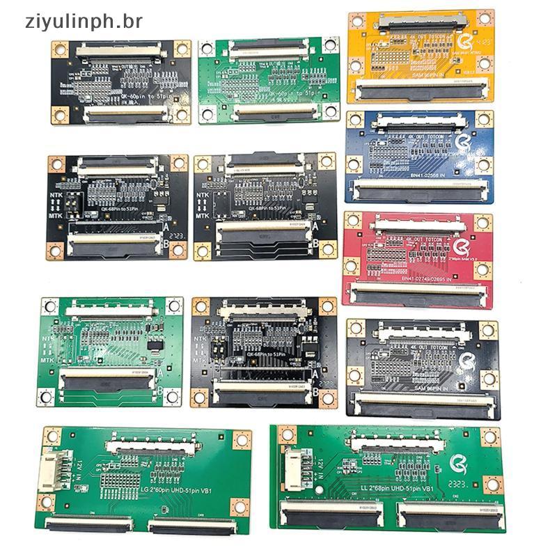 ziyulinph 4K Painel De TV LVDS Conversor 96Pin Para 51Pin VBYONE Placa Adaptador De Cabo Flexível Display LED Rápido Rep