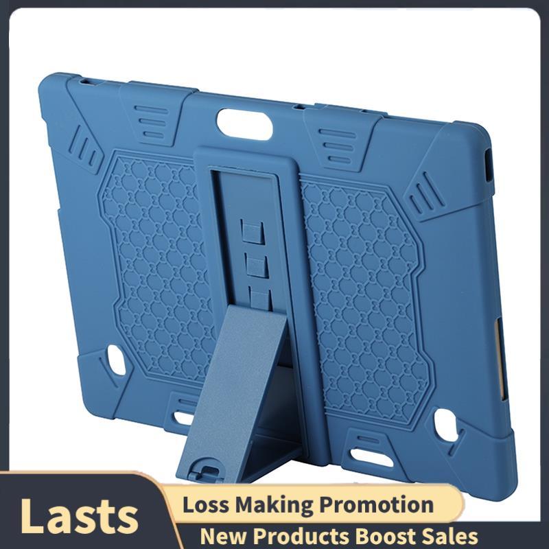 Capa Para Tablet M30 M30 PRO 10.1 Polegadas Silicone Case Suporte Ajustável Com Caneta (Azul)