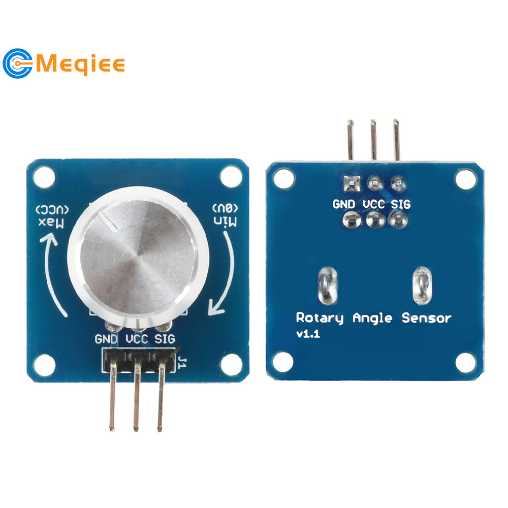 DC3-5.5V Módulo Sensor De Ângulo De Rotação Botão Interruptor De Potenciômetro De Resistência Ajustável