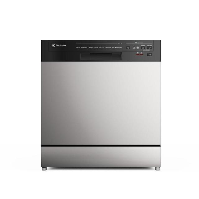 Lava-Louça Electrolux 8 Serviços Inox com Programa Lava & Seca 50 min (LS08E)