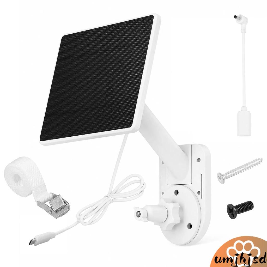 Painel Solar De 6 W Com Suporte Para Câmera Ring Cam 2 Em 1 Carregador Ajustável De Parede Exterior SHOPSKC8947