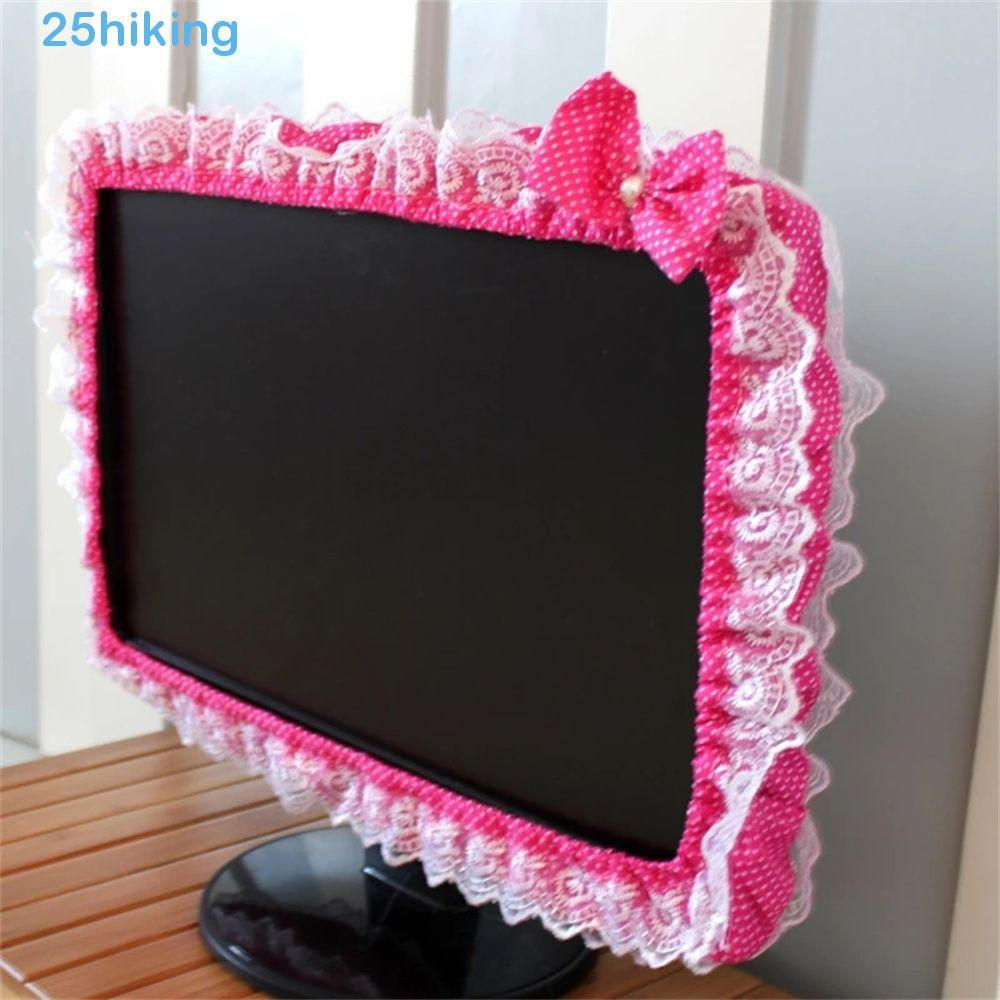 Capa Para Moldura De Computador , Periféricos Decorações Fofas Casa , Tecido De Renda , Monitor , Tela , Contra Poeira