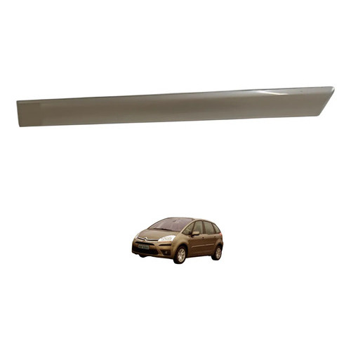 Friso Porta Traseira Esquerda Citroen C4 Picasso 2007 A 2014 Cinza