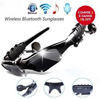 Óculos de sol/headphones Bluetooth sem fio modernos para homens e mulheres - Acessórios d…