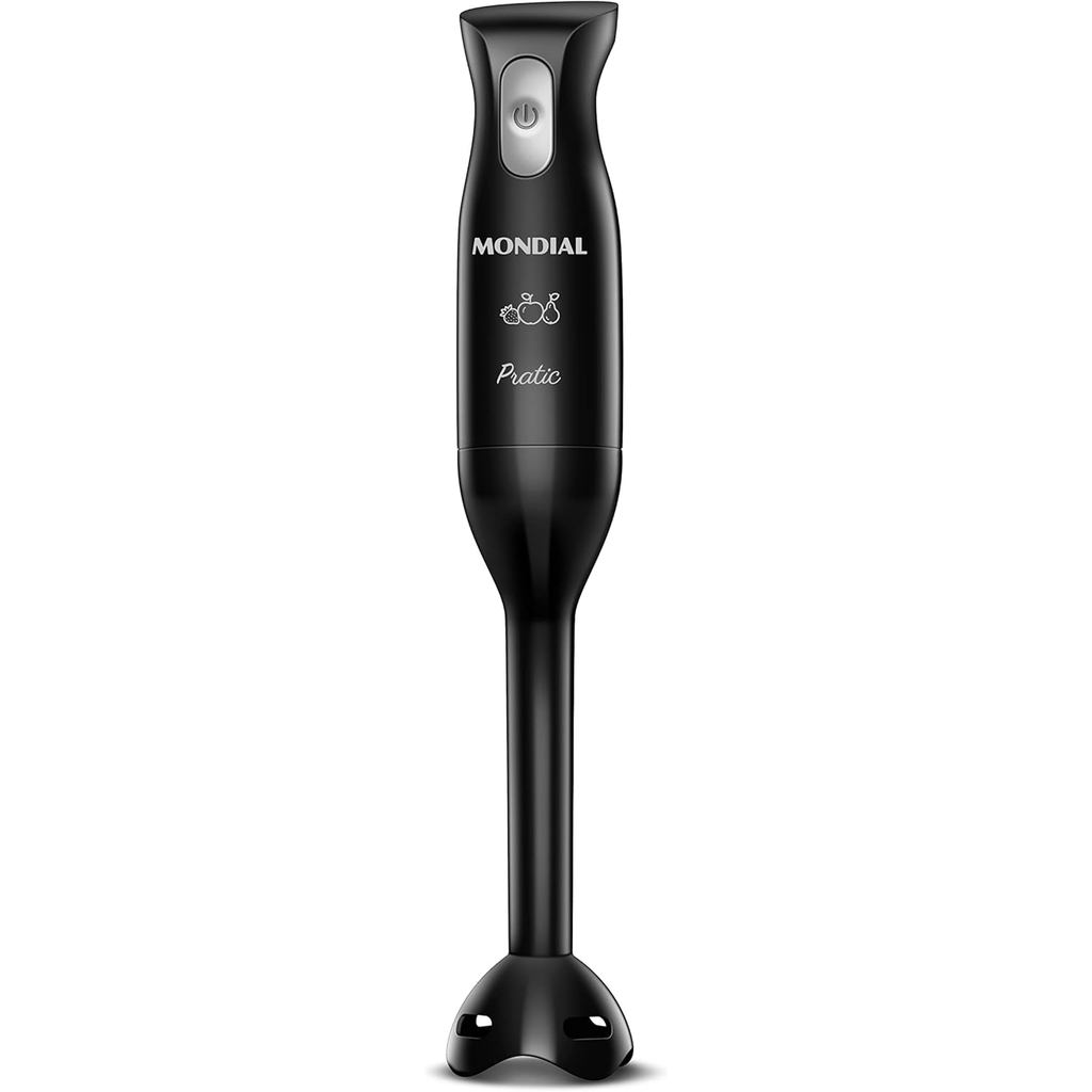 Mixer Mondial Pratic Tritura Bate Mistura 200W Lâmina Inox C/ Copo 600ml Original