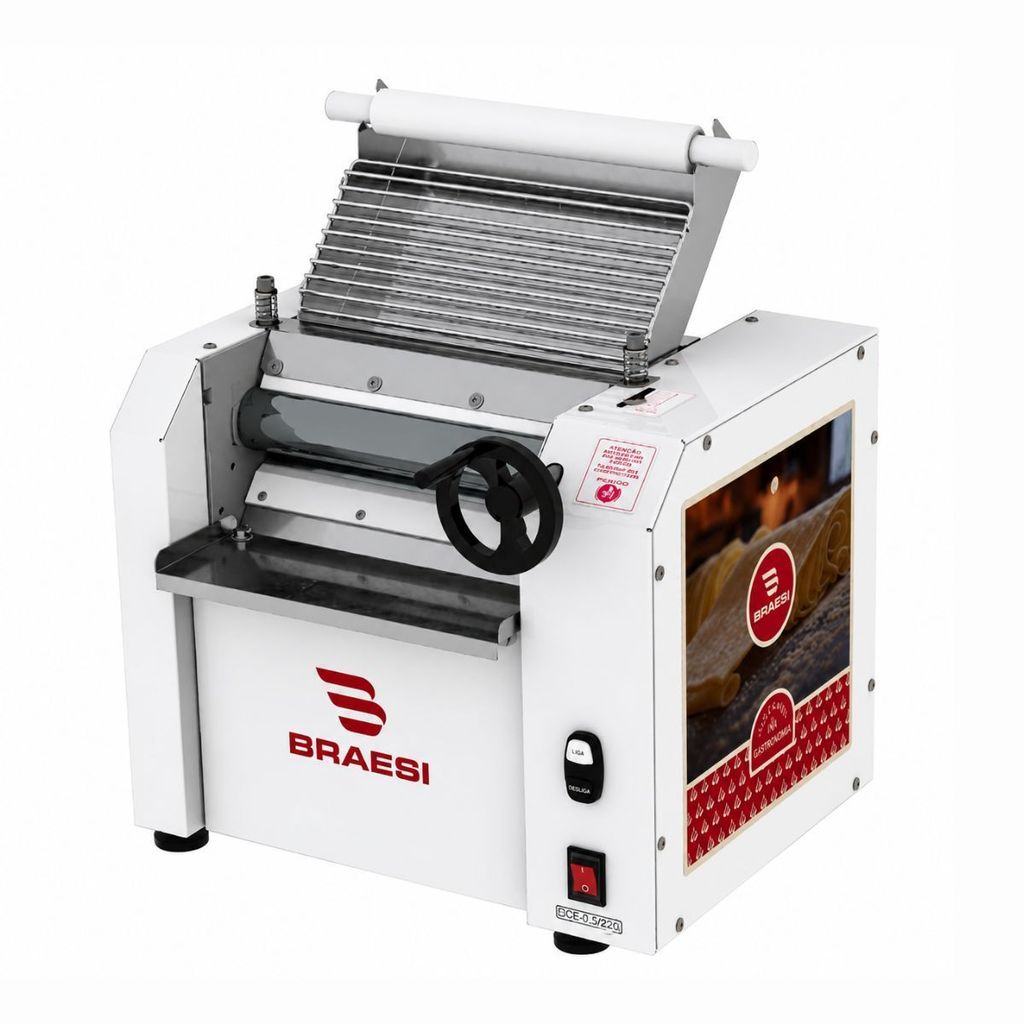 Cilindro Laminador CB-30 G2 Bandeja Aço Inox 300mm 1/2CV Braesi Bivolt