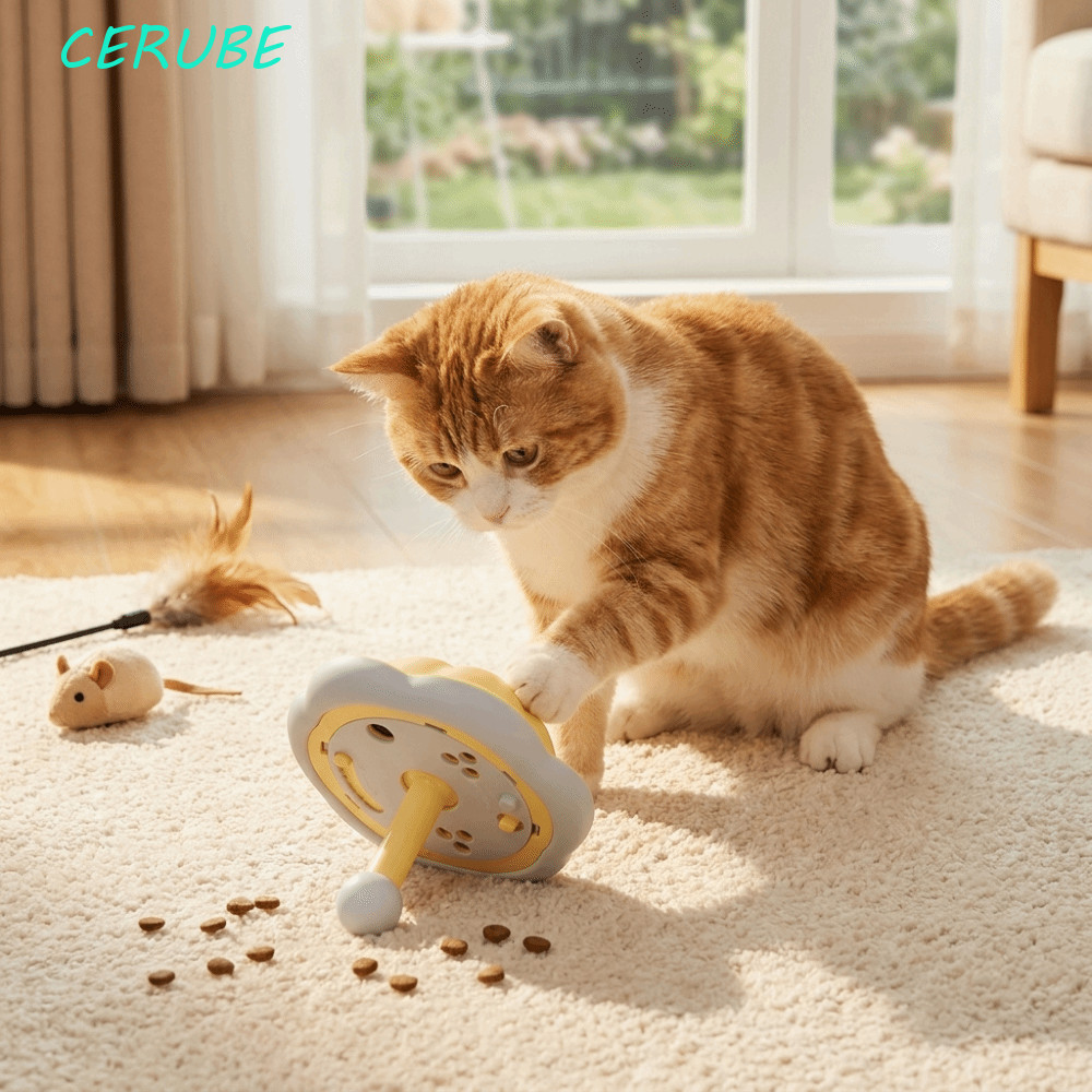 Brinquedos De Comida Para Vazamento De Animais De Estimação CERUBE , Interativos Giratórios Destacáveis Cães , Brinquedo
