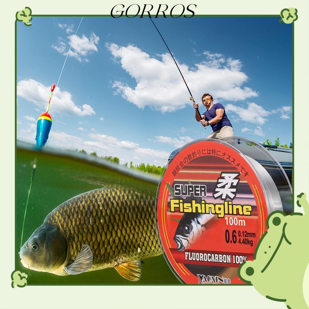 GORROS 100m 100 % Linha De Pesca Fluorcarbono 0.8-6LB Monofilamento Durável