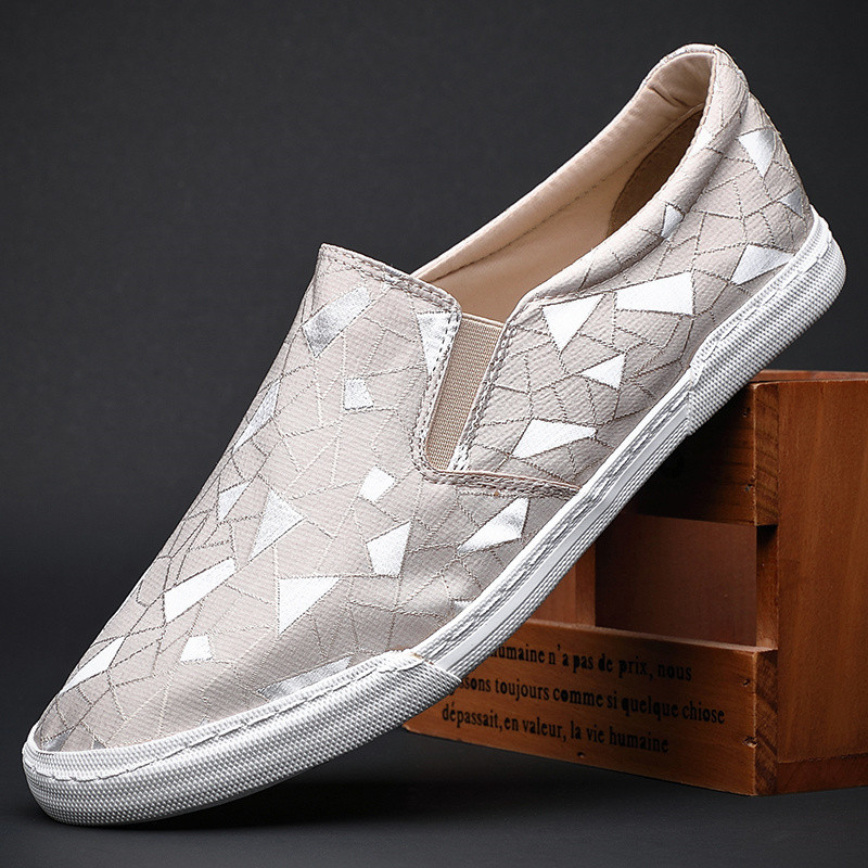 Baoda sapatos masculinos na moda deslizamento confortável condução sapatos de lona sapatos casuais masculinos respirável