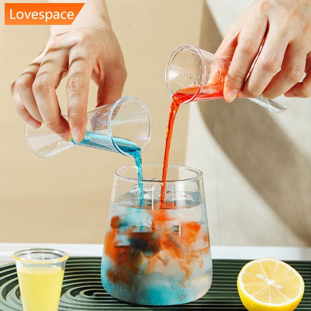 LS-STORE 10/20ml Ou 20/40ml Coqueteleira Copo Medidor Escala Acessórios Para Bebidas Mistas Bar Jigger Cup Barware Ferra
