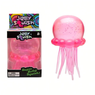 Brinquedo Squishy de Água-Viva Fofo com Glitter, Brinquedo Antiestresse para Apertar |   Brinquedo Sensorial Kawaii Maci