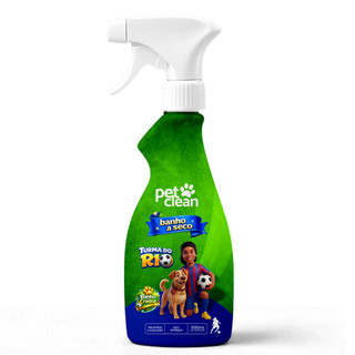Banho a Seco Pet Clean Caes e Gatos Turma do R10 500ml