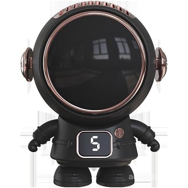 Mini Ventilador Portátil, Ventilador de Mão com Design de Astronauta, Ventilador de Mesa Pessoal com Design Fofo, Leve, 