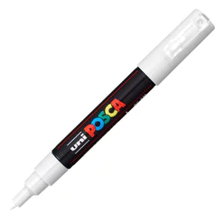 Caneta Posca PC-1M Branco Uni-Ball