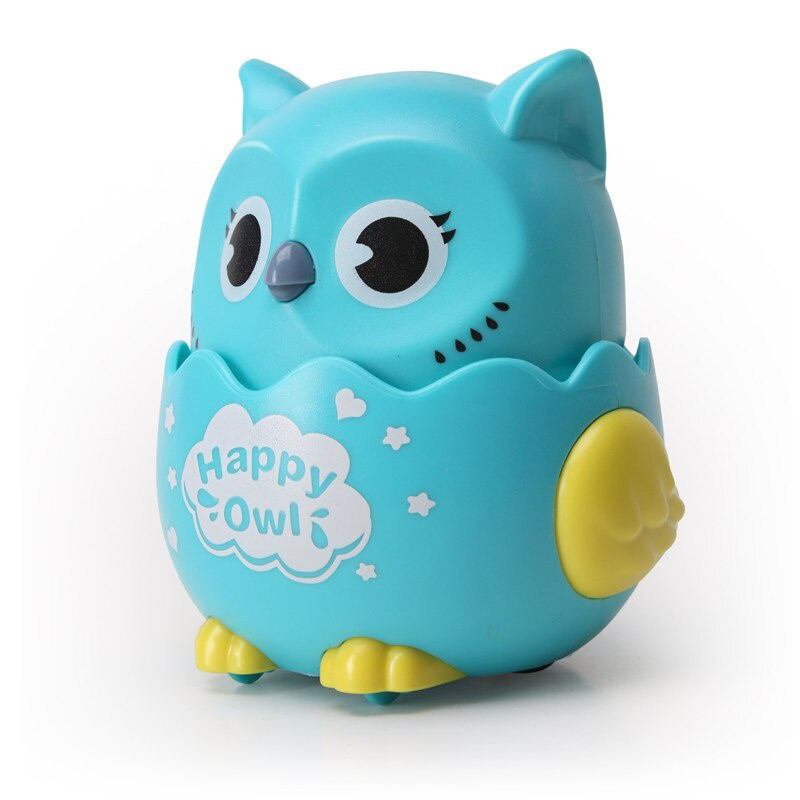 Brinquedos para animais de estimação: brinquedo divertido para gatos em forma de coruja, com mecanismo de pressão e desl