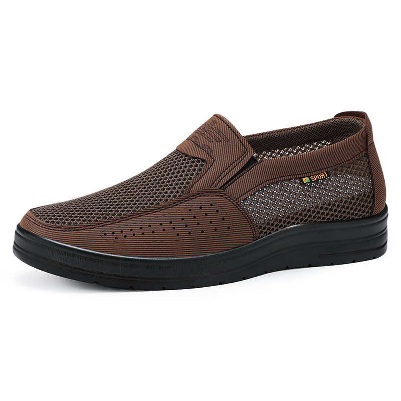 Sapatos masculinos primavera sapatos casuais de uma peça sapatos masculinos velhos sapatos de pano de pequim sapatos de