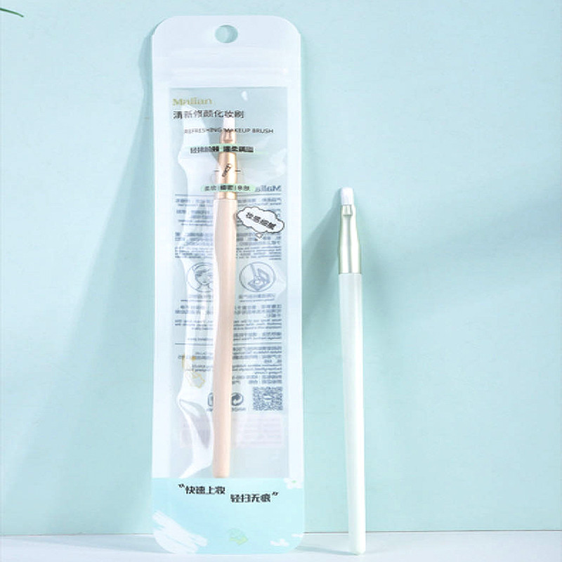Mary Ann Pincel para lábios com haste longa 1289 Pincel para batom com brilho labial Pincel para corretivo Pincel para c