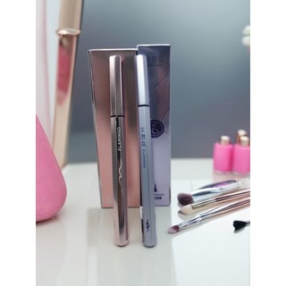 Flamingo delineador feminino de longa duração, caneta delineadora líquida ultrafina, sem manchas, à prova d'água, cílios