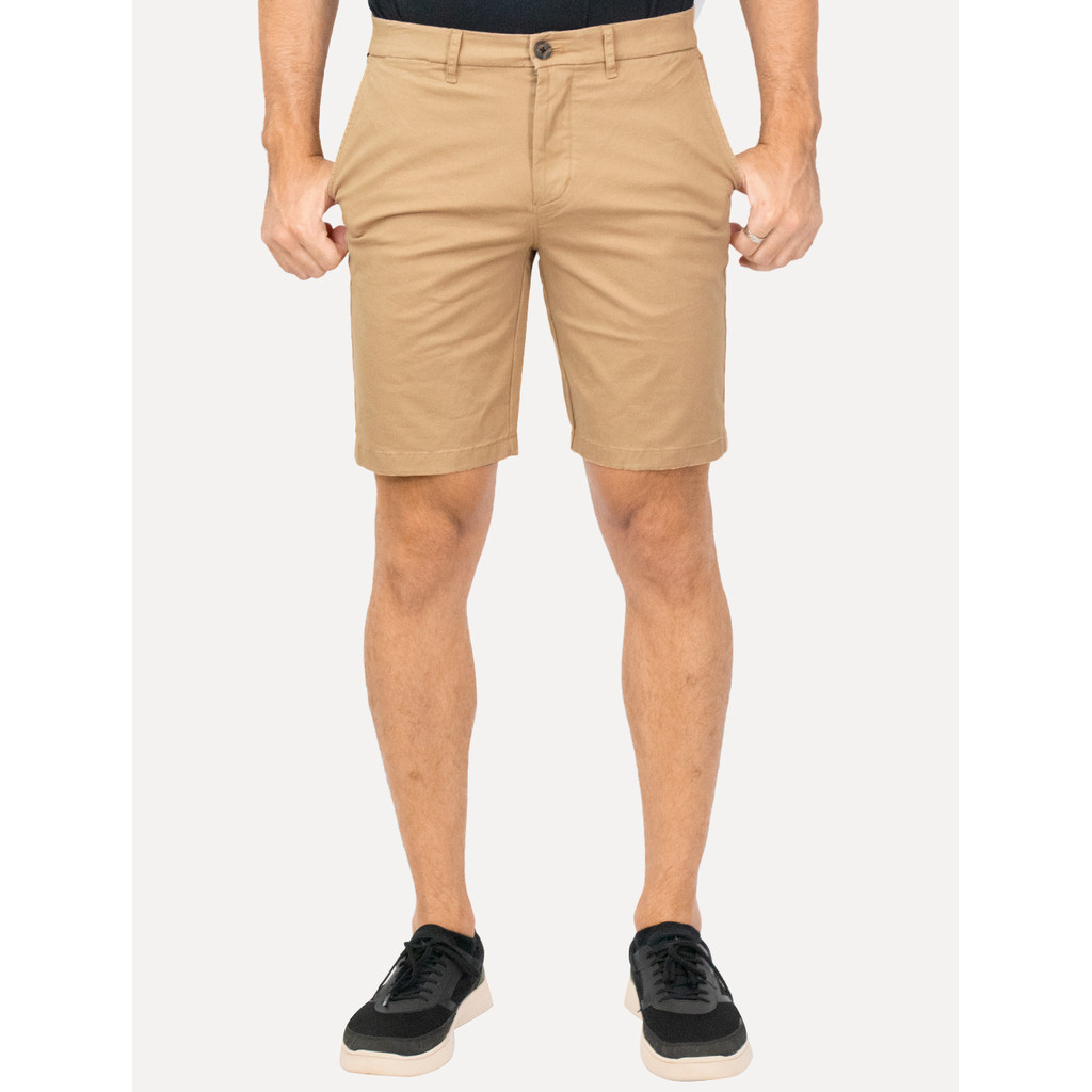 Bermuda Tommy Hilfiger Masculina Sarja Brooklyn 9in Cáqui