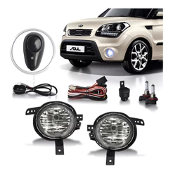 Kit Farol Milha Auxiliar Kia Soul 2012/2013/2014 Completo