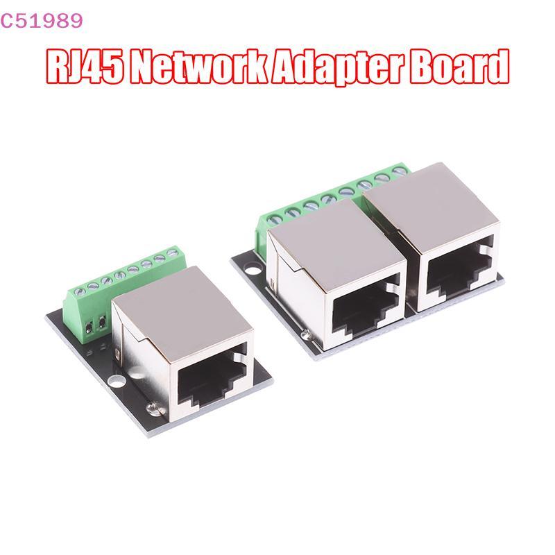 [kaan] 1Pc RJ45 Placa Adaptadora Fêmea Única/Dupla Adaptador De Rede RJ45 Transforma O Terminal De 3.5 Passos Para 8P BR