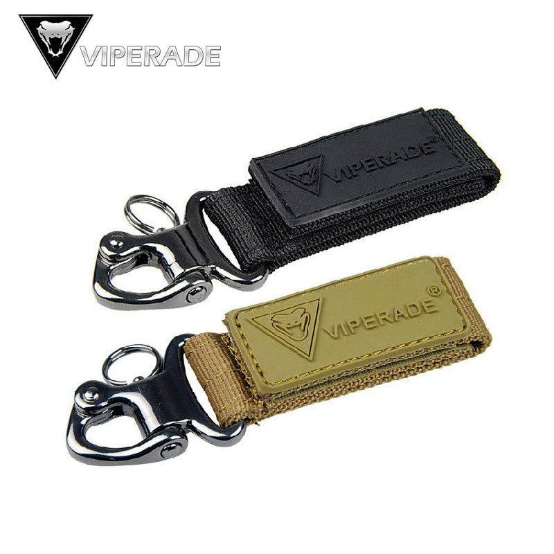 VIPERAD Viper MOLLE Webbing fivela de cinto fivela rápida chaveiro serviço especial fivela mochila multiuso ferramenta f