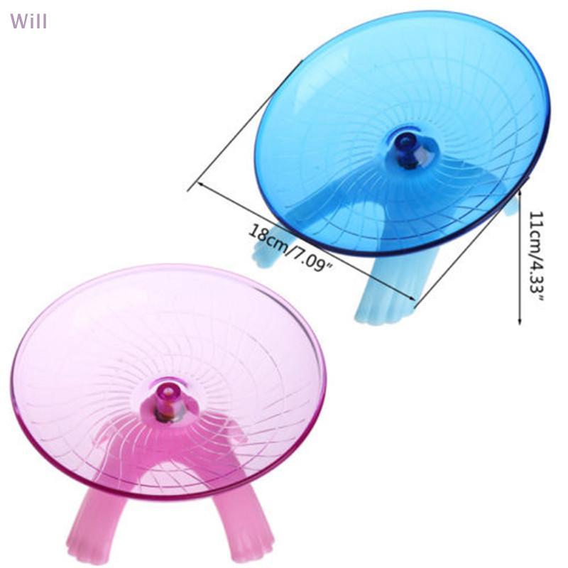 Disco De Corrida Voador Exercício Roda Brinquedo Para Ratos Hamsters Anões Animal De Estimação 18cm