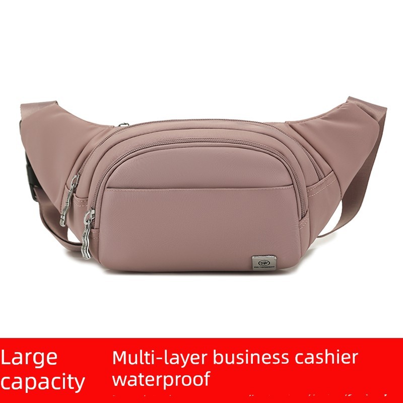 Bolsa de cintura masculina feminina novo estilo viagem lazer esportes ao ar livre Diagonal saco de peito caixa registrad