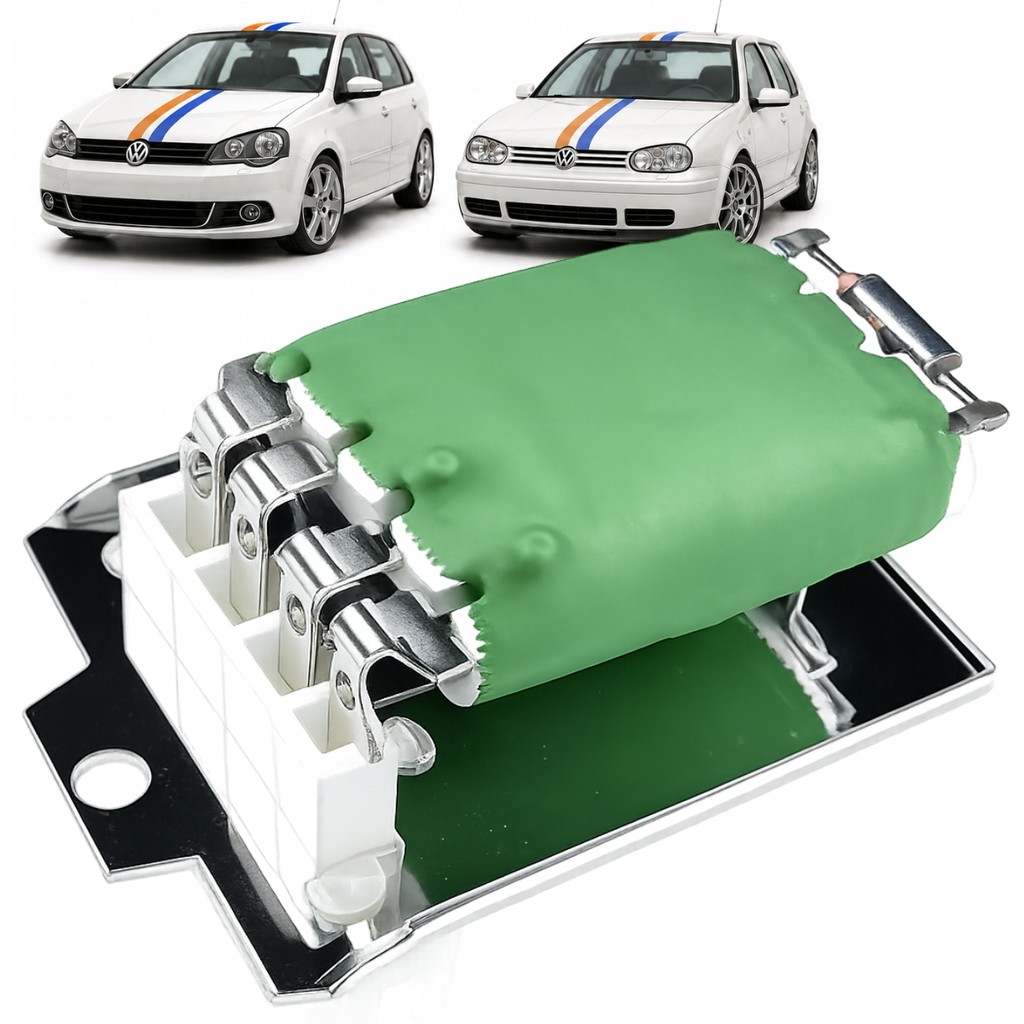 Resistência Ventilador Interno Golf MK3 MK4 Polo 1.0 1.6 1.8 2.0 OEM 7M01959263G 701959263A