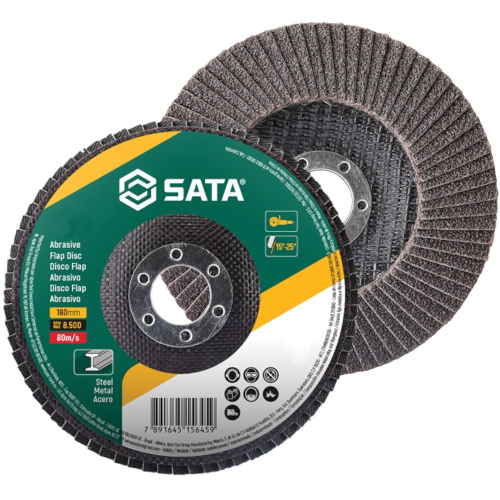 Disco de lixa flap disc metal 7 - Sata