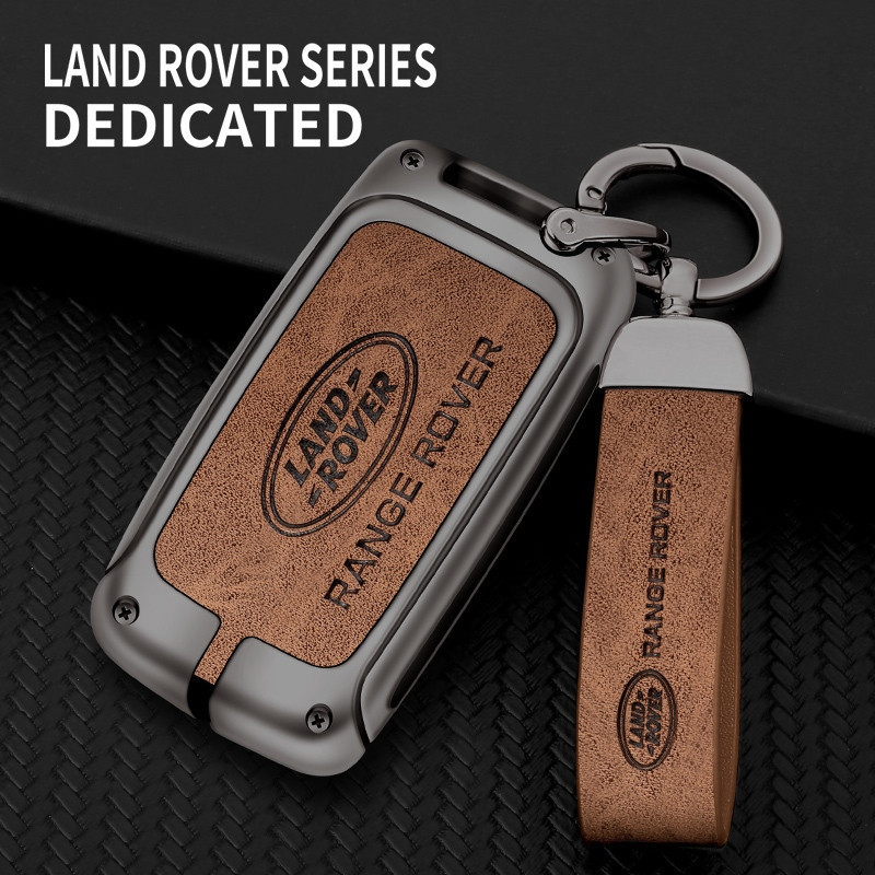 [Disponível] Capa para Chave de Carro para Land Rover Sand Defender Evoque Discovery Sport SV Proteção em Couro GWPP