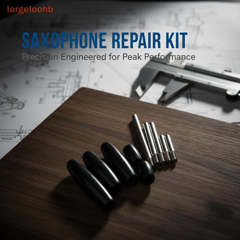 [largeloohb] Eixo De Baquelite 10 Unidades Kit De Reparo De Saxofone Com Parafuso De Haste Para Peças DIY Eficientes Ten