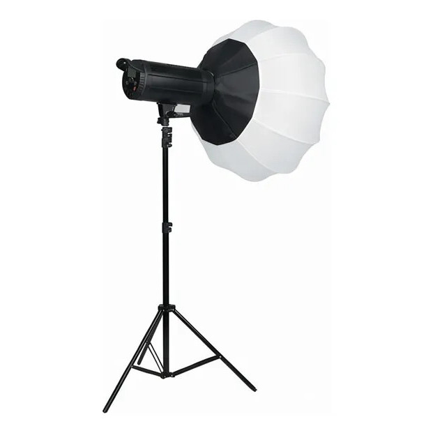 Kit Iluminador Led 150w Bicolor Softbox Balão Chines + Tripé