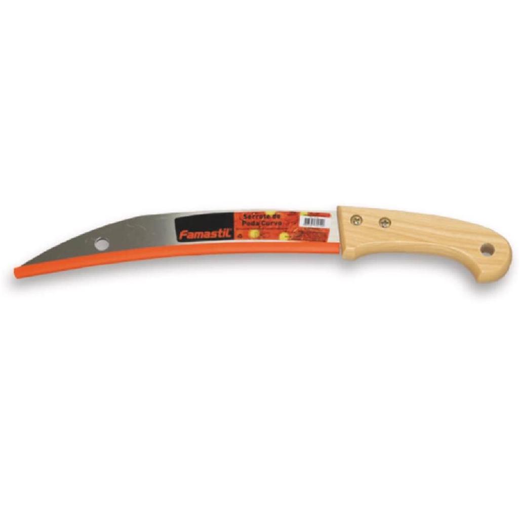 Serrote De Poda Curvo 12 Polegadas Famastil F84.02 Serra Para Galhos Jardinagem Profissional